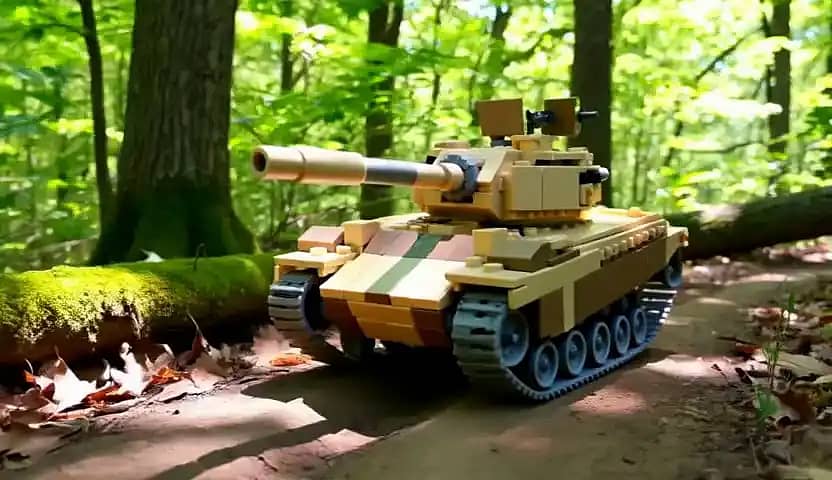 Lego Tank Forest Roll